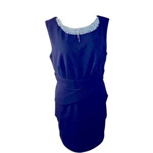 Connected Apparel Navy Blue Size 14 Business/professsional/Night Out Dress Glam